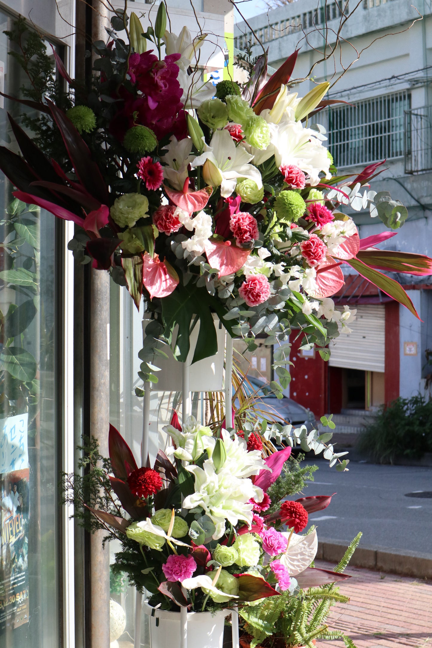 スタンド花2段 ¥27,500