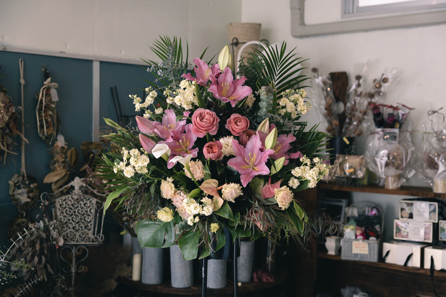 スタンド花1段 ¥16,500