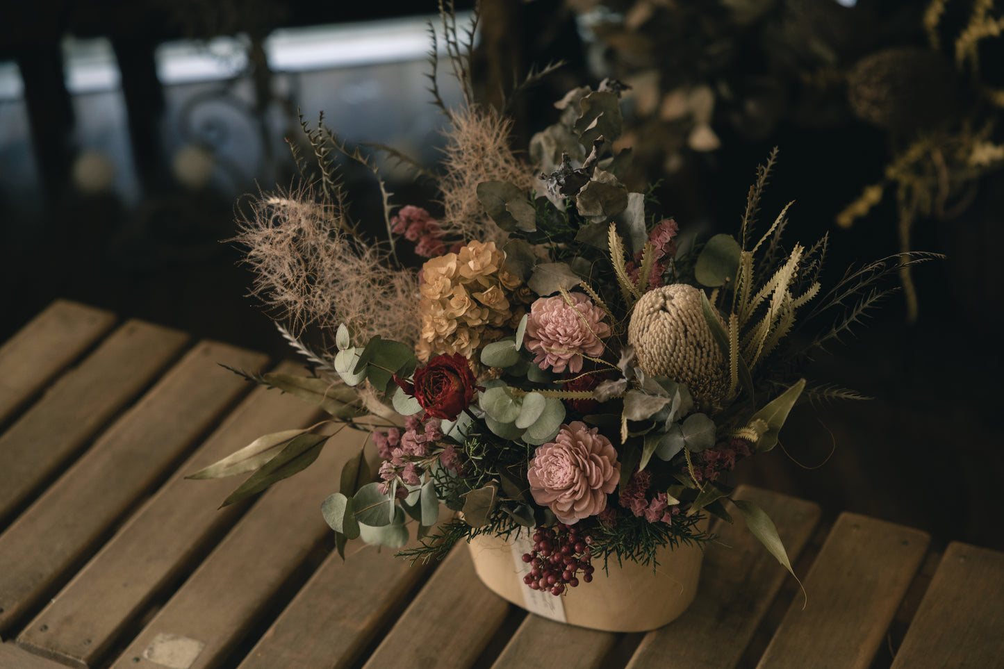 ドライフラワーアレンジメント ¥5,500